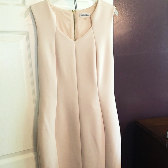 Calvin Klein Dresses Calvin Klein Light Pink Cocktail Dress Poshmark